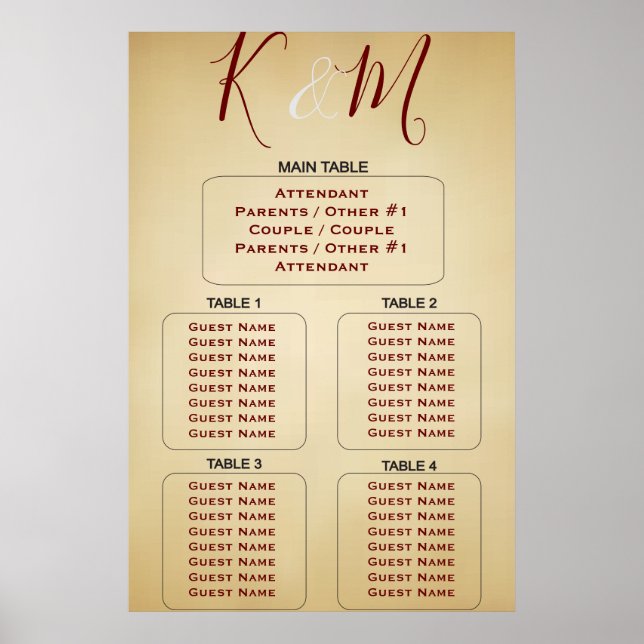 Vintages Pergament Phantastisch antike Sitzgelegen Poster (Vorne)