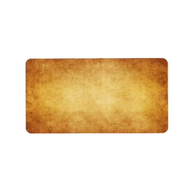 Vintages Pergament Vorgeschichte Papier kundenspez Adressaufkleber (Vorne)
