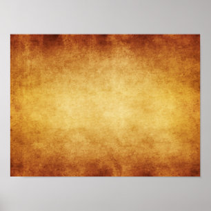 Vintages Pergament Vorgeschichte Papier kundenspez Poster