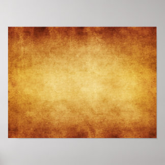 Vintages Pergament Vorgeschichte Papier kundenspez Poster