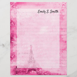 Vintages Personalisiertes Valentine Writing Paper 