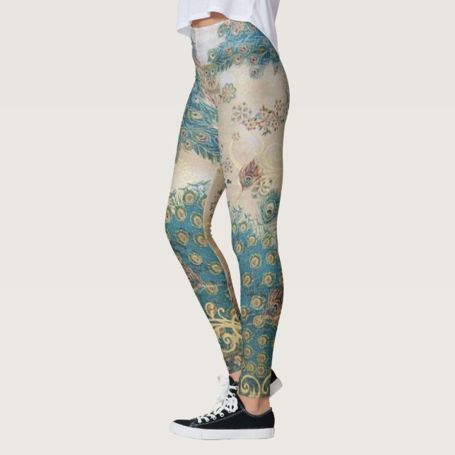 Vintages Pfau - Leggings (Links)