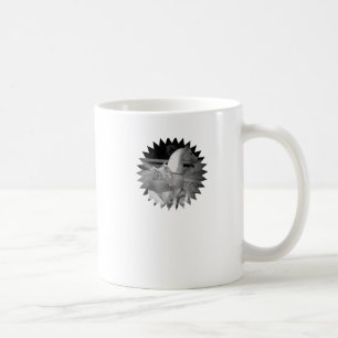 Vintages Pferdemodell Sternexplosion ?Black and Wh Tasse