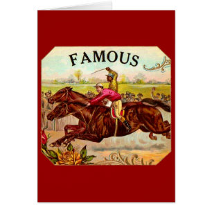 Vintages Pferderennen