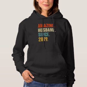 Vintages Phantastisches Ehemann seit 2019 3 Weddin Hoodie