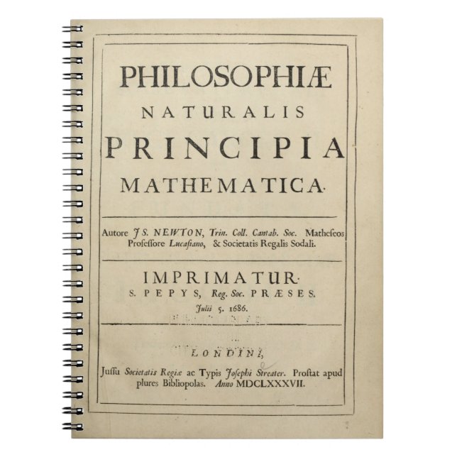 Vintages Philosophiebuch Antike Natur Notizblock (Vorderseite)