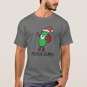 Vintages Pickle-Claus Albern in Weihnachtsmannmüt T-Shirt