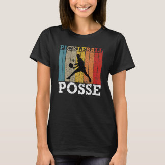 Vintages Pickleball-beliebtes lustiges Zitat für P T-Shirt