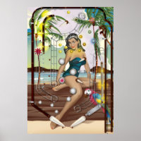 Vintages Pinball-Maschinenspiel