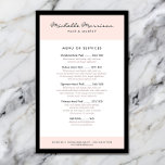 Vintages Pink Makeup und Beauty Salon, Nagelsalon Flyer<br><div class="desc">Koordiniert bis 12.01 Uhr mit dem Vintagen Muster der Pink Makeup and Beauty Business Card. Dieses klassische Flyer-Template in weichem Rosa mit schwarzem Rahmen verleiht einen beruflichen und raffinierten ersten Eindruck. Eine saubere und einfache Ästhetik mit etwas Vintagem Ambiente. Aktualisieren Sie die vorlagenbasierten Textfelder für Ihr eigenes Serviceangebot. Ideal für...</div>