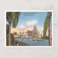 Vintages Piratenschiff aus Gasparilla in den Hafen