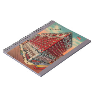 Vintages Pittsburgh Spiral Notebook Notizblock