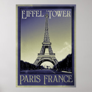 Vintages Plakat Paris Frankreich