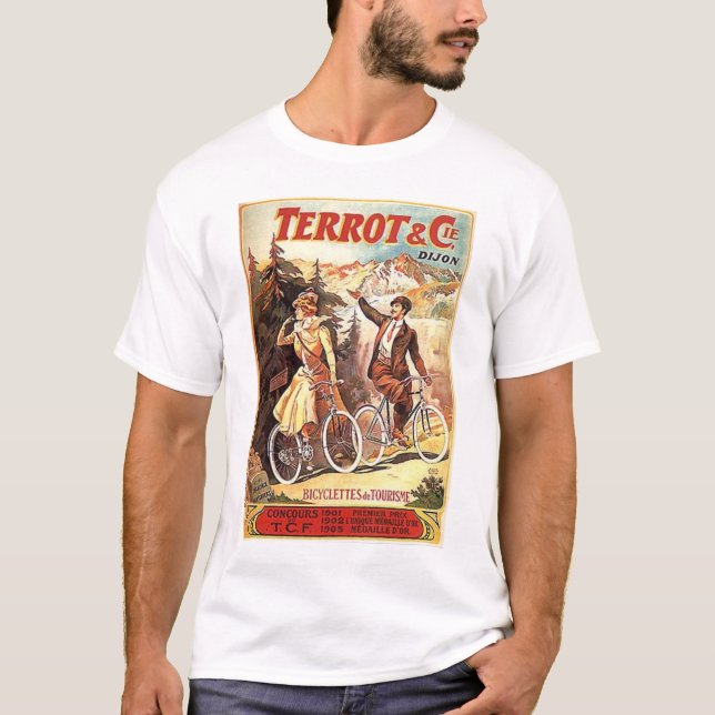 Vintages Plakat T-Shirt (Vorderseite)