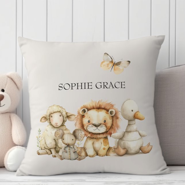 Vintages Plush Kinderzimmer Animals Baby Kissen (Von Creator hochgeladen)