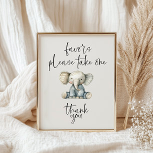Vintages Plush Kinderzimmer Tiere Kinderdusche Fav Poster