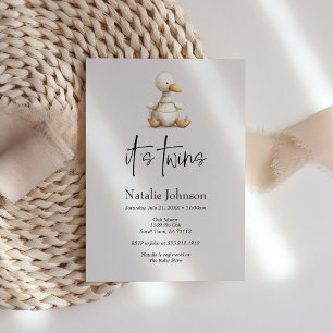 Vintages Plush Kinderzimmer Tiere Twins Kinderdusc Einladung