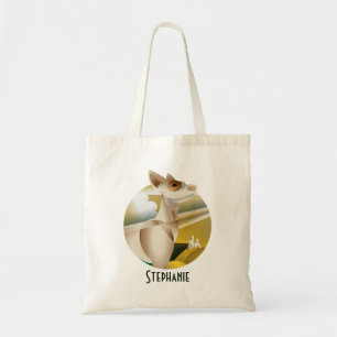 Vintages Podenco Art Deco Dog Tragetasche