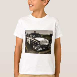 Vintages Polizei-Auto T-Shirt