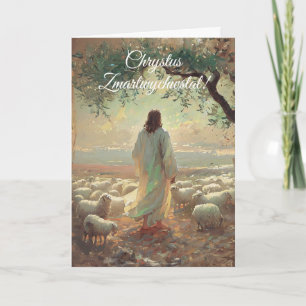 Vintages Polnisches Ostern Wesolego Alleluja Chris Einladung