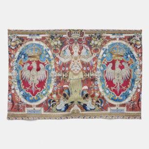 Vintages polnisches Tapastry MoJo Küchen-Tuch Geschirrtuch