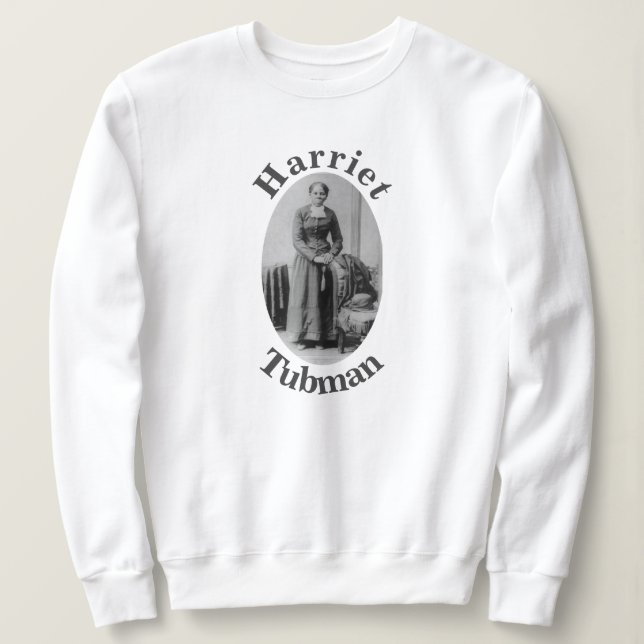 Vintages Portrait des Abolitionisten Harriet Tubma Sweatshirt (Design vorne)