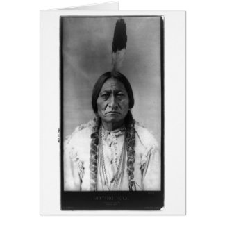 Vintages Portrait eines nativen Amerikanischen Ure