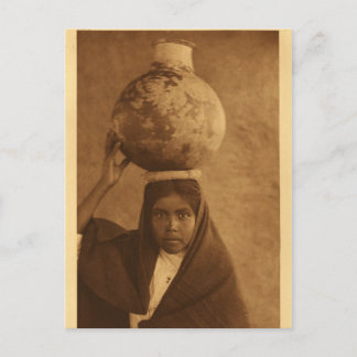 Vintages Portrait eines nativen Amerikanischen Ure Postkarte