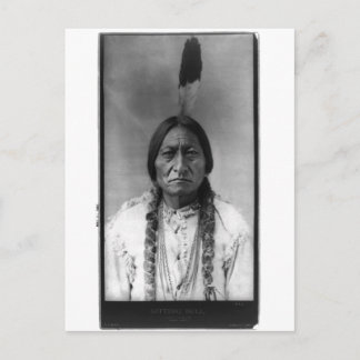 Vintages Portrait eines nativen Amerikanischen Ure Postkarte