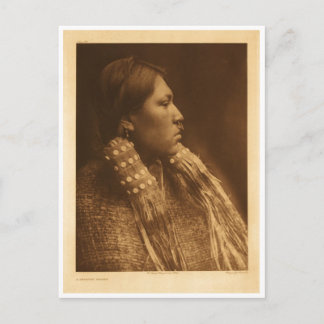 Vintages Portrait eines nativen Amerikanischen Ure Postkarte