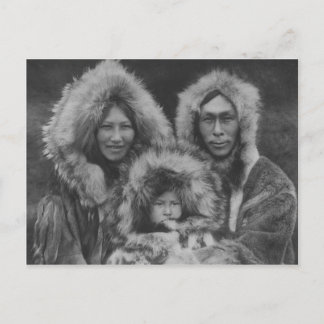 Vintages Portrait eines nativen Amerikanischen Ure Postkarte