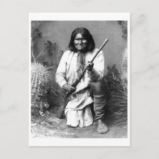 Vintages Portrait eines nativen Amerikanischen Ure Postkarte