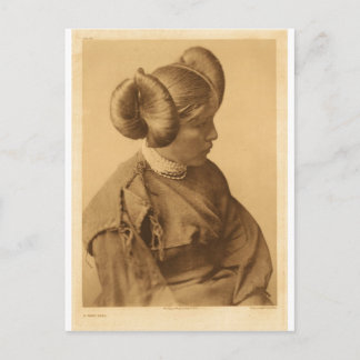 Vintages Portrait eines nativen Amerikanischen Ure Postkarte