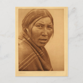 Vintages Portrait eines nativen Amerikanischen Ure Postkarte