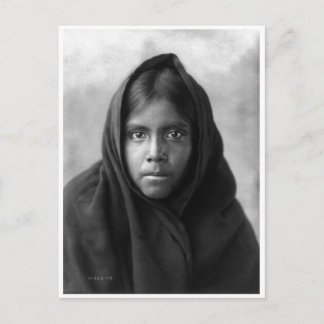Vintages Portrait eines nativen Amerikanischen Ure Postkarte