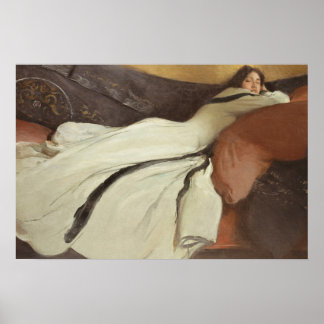 Vintages Portrait Gemälde Klassische Kunst Poster