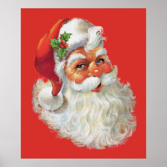 Vintages Portrait-Poster Poster (Vorne)