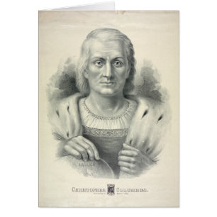Vintages Portrait von Christoph Kolumbus