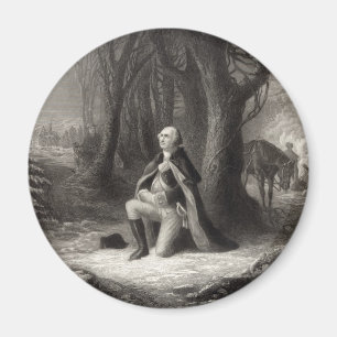 Vintages Portrait von George Washington Praying Magnet