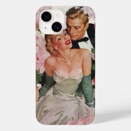 Vintages Porträt. Braut und Bräutigam Case-Mate iPhone Hülle