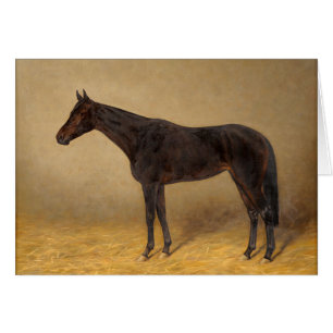 Vintages Porträt eines schönen Pferds,