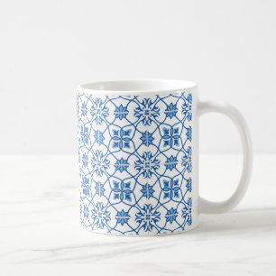 Vintages Portugiese Azulejo Fliesen-Muster Kaffeetasse