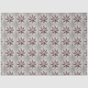 Vintages Portugiesisch Azulejos Star Gray Decoupag Seidenpapier