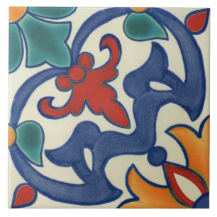 Vintages portugiesisches Azulejos-Muster Fliese