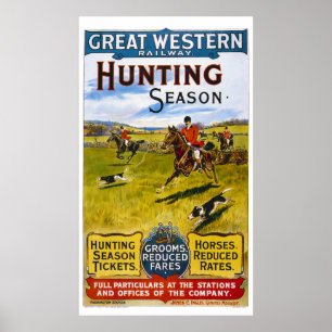 Vintages Poster der britischen Eisenbahn