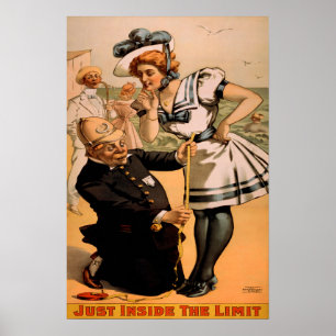 Vintages Poster für Theatermusik