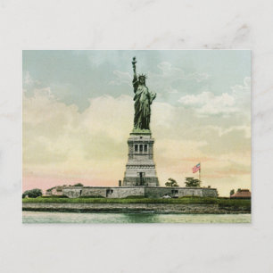 Vintages Poster "Statue of Liberty". New York. Postkarte