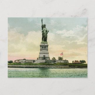 Vintages Poster "Statue of Liberty". New York. Postkarte
