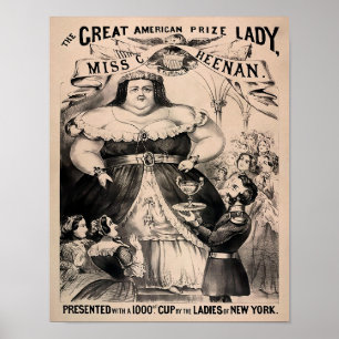 Vintages Poster "The Fat Lady"