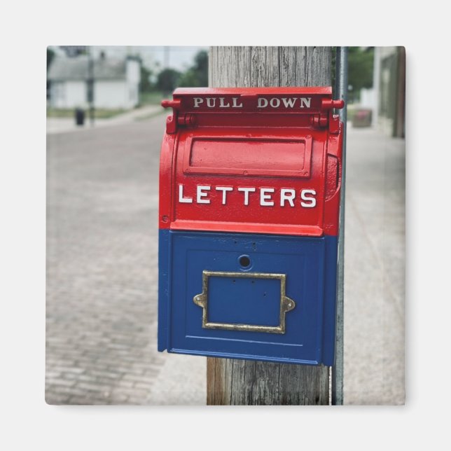 Vintages Postfach Magnet (Vorne)